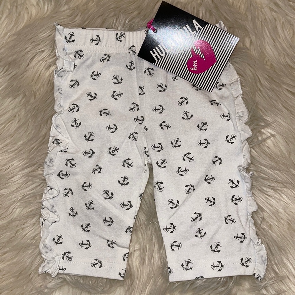 Hula Mula Anchor Ruffle Leggings